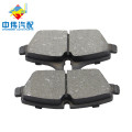 D1308 car brake pads slotted and chamfered shims fitted auto brake pads for bmw